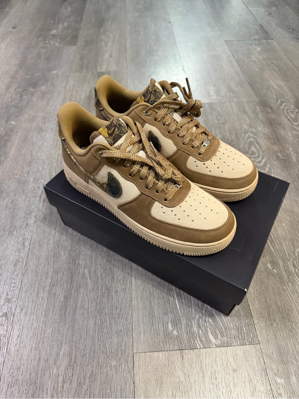 Nike Air Force 1 '07 LV8 RealTree Rattan Camo IO9803-200 US Size 9